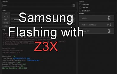 آموزش فلش کردن گوشیهای سامسونگ با باکس z3x